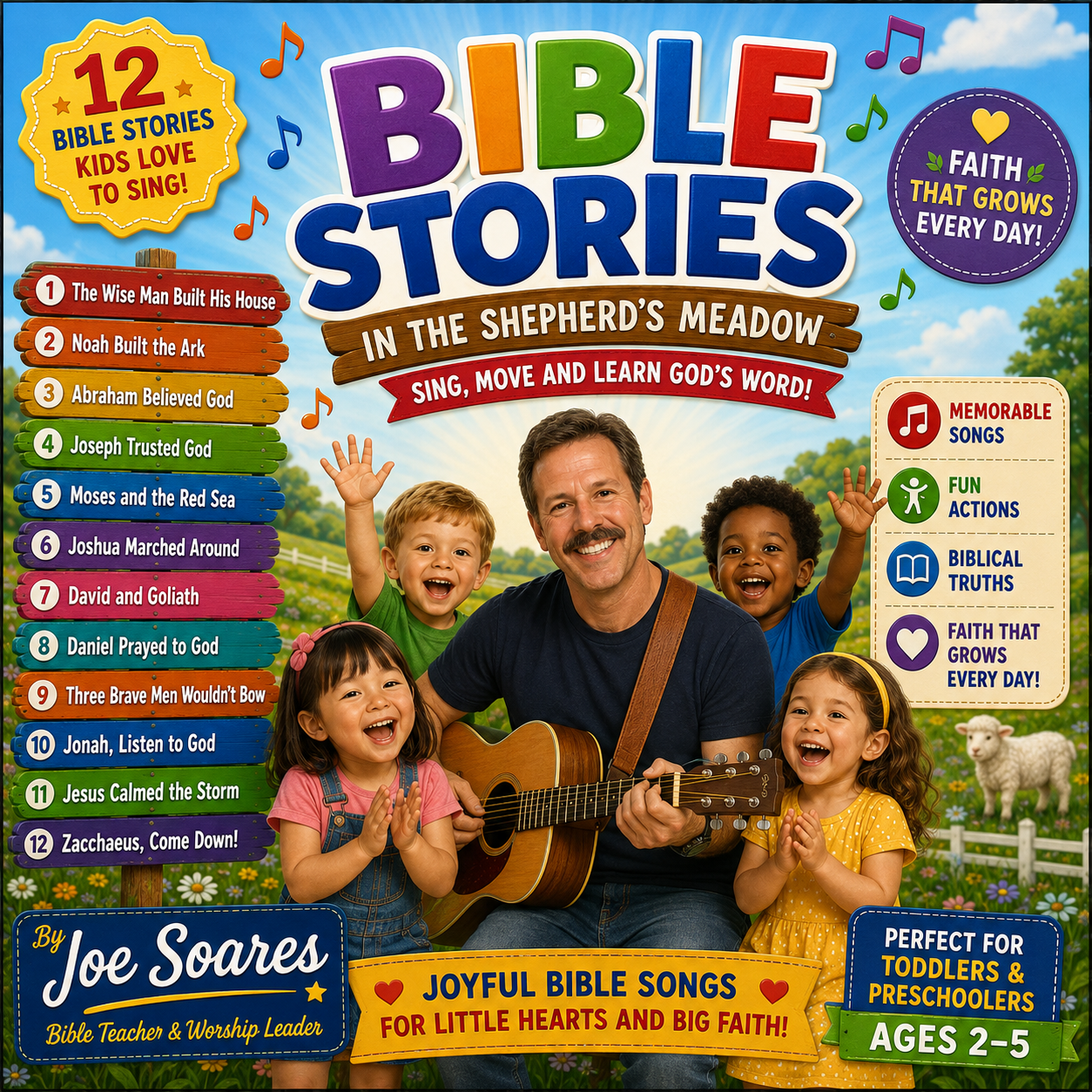 Bible Stories in The Shepherd's Meadow album cover