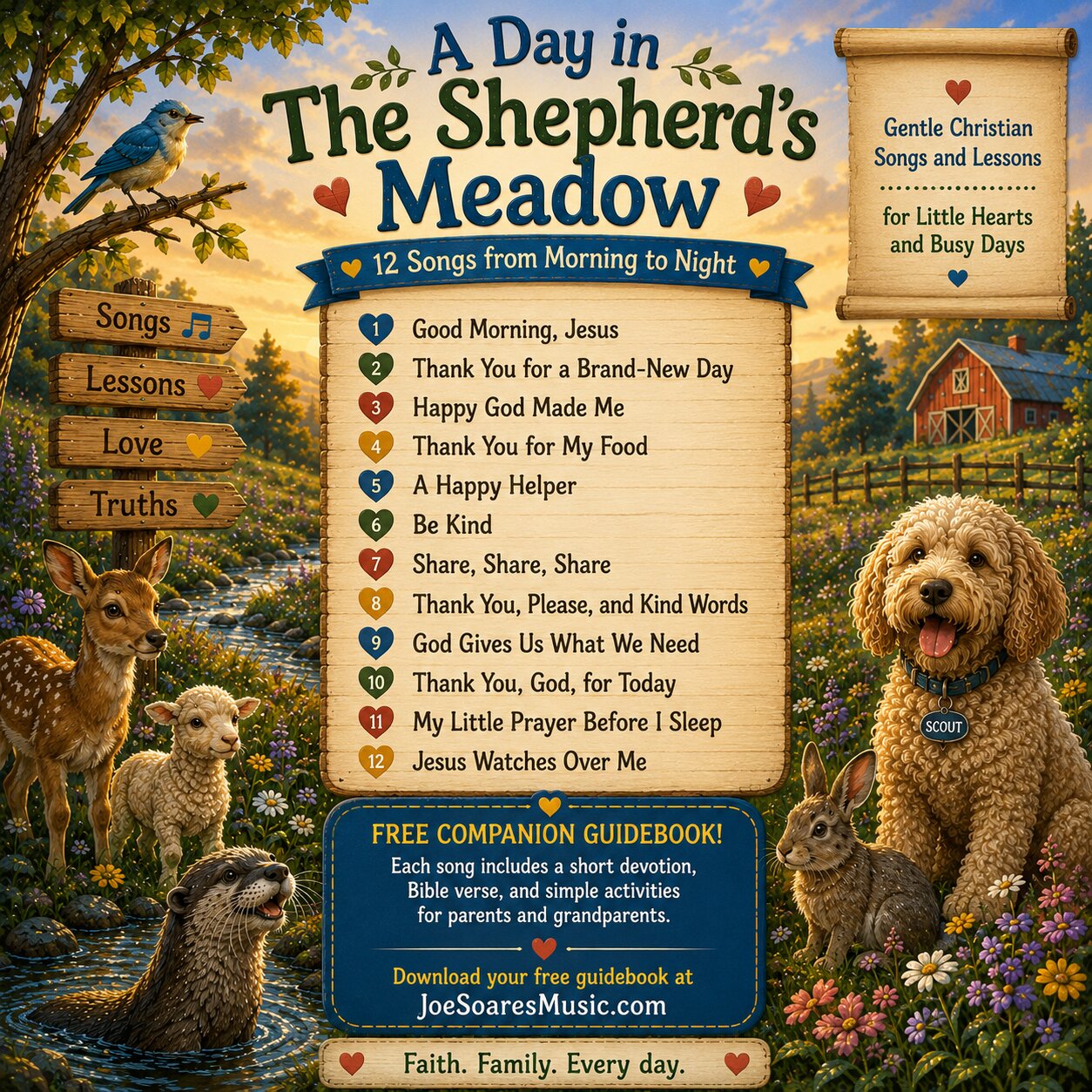 A Day in The Shepherd's Meadow back cover
