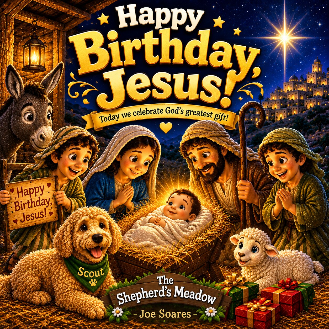 Christmas in The Shepherd's Meadow album artwork