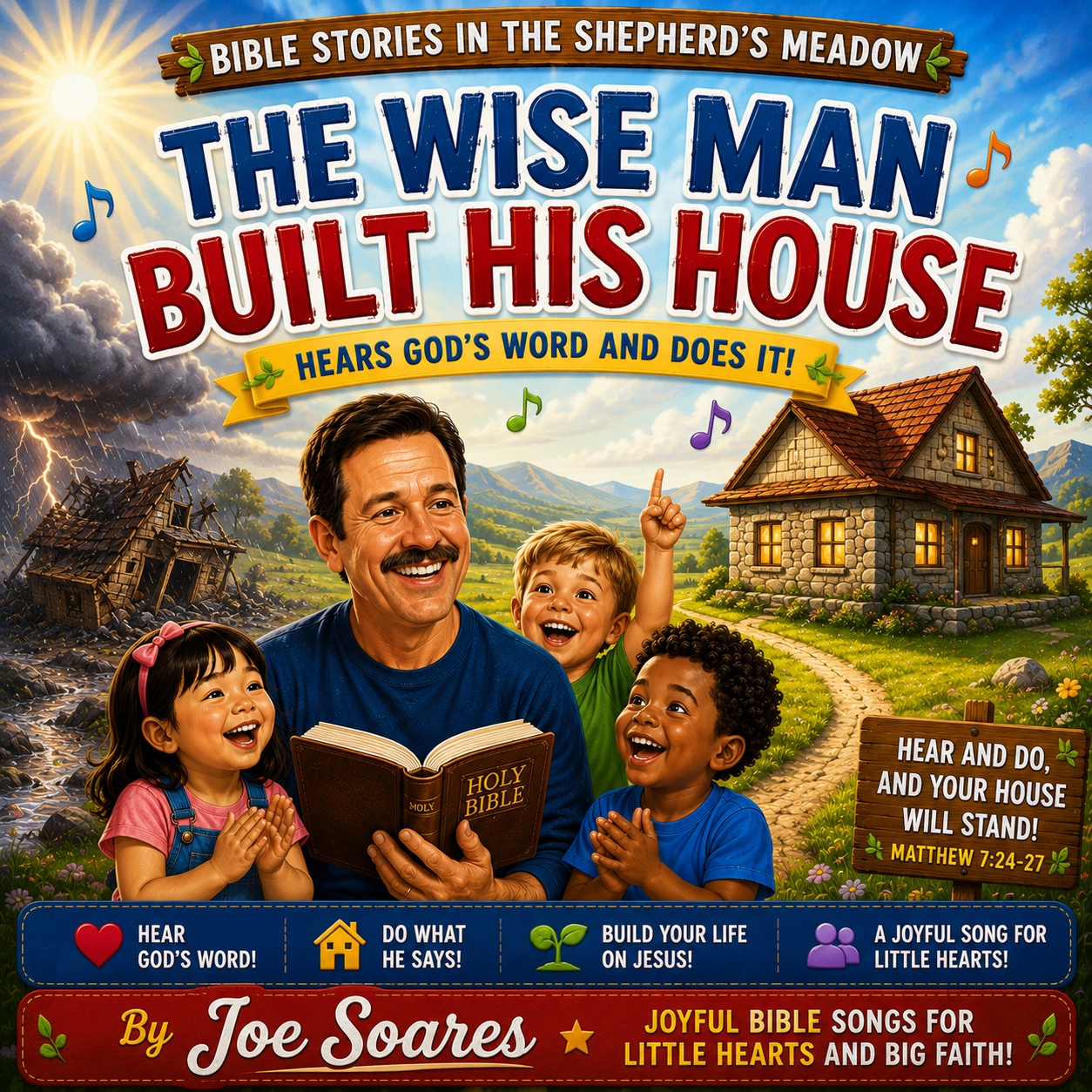 The Wise Man Built His House single cover artwork