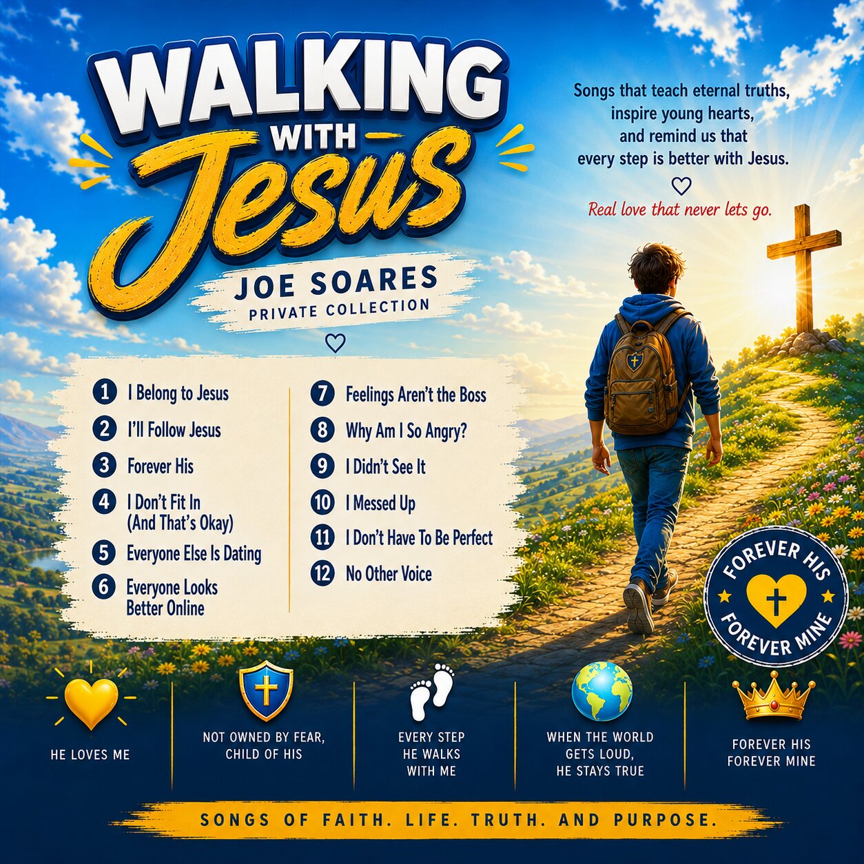 Walking With Jesus Private Collection back cover